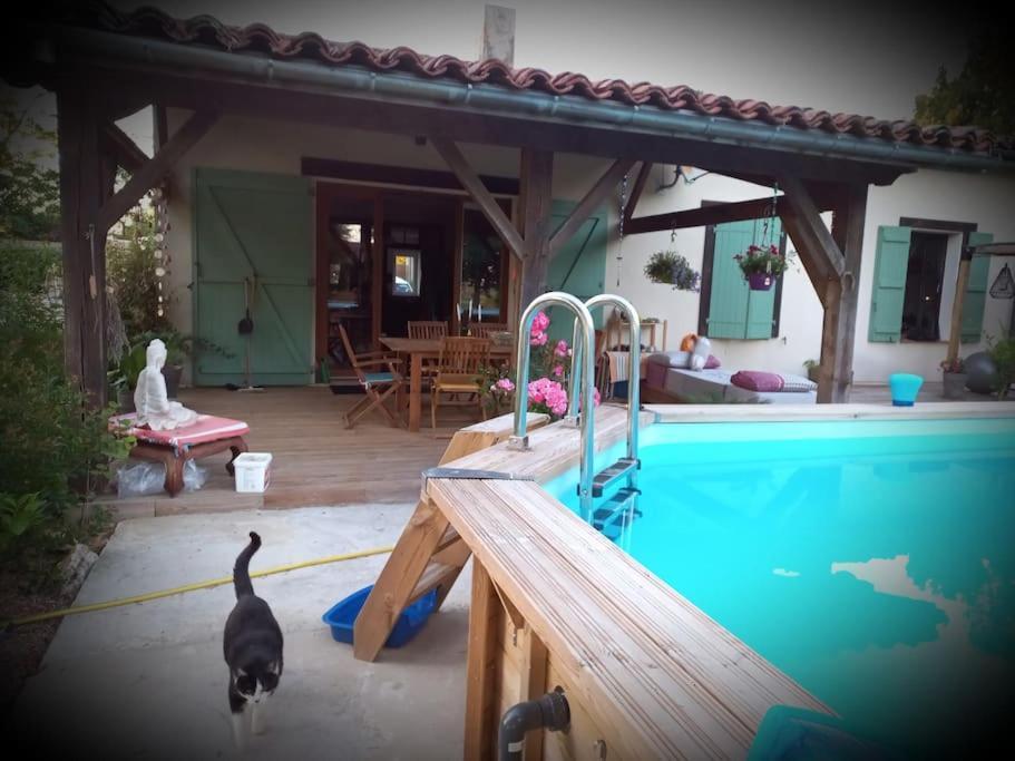 Maison Avec Piscine Proche Des Thermes Mauleon-D'armagnac Экстерьер фото